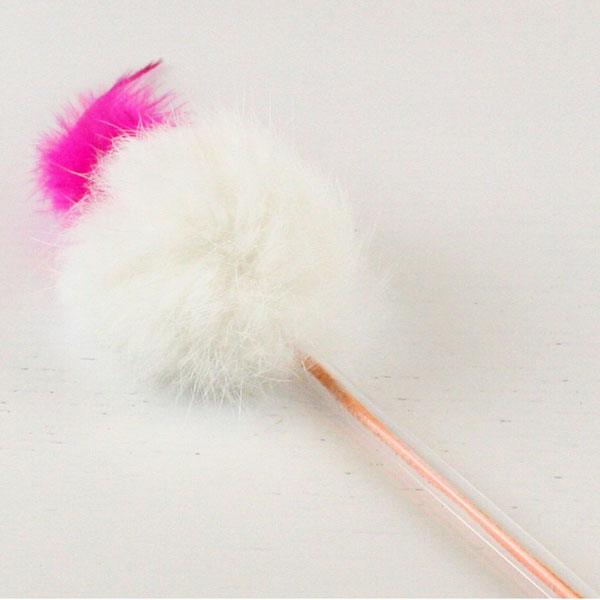 Cattyman Waltz Dancing Cat Teaser Wand with Furry Tail and Ball - Image 3