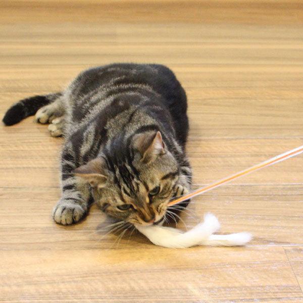 Cattyman Waltz Dancing Cat Teaser Wand with Furry Tail and Ball - Image 6