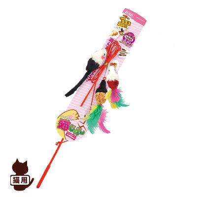 Nyanta Club Mice Cat Teaser with Feather - Image 2