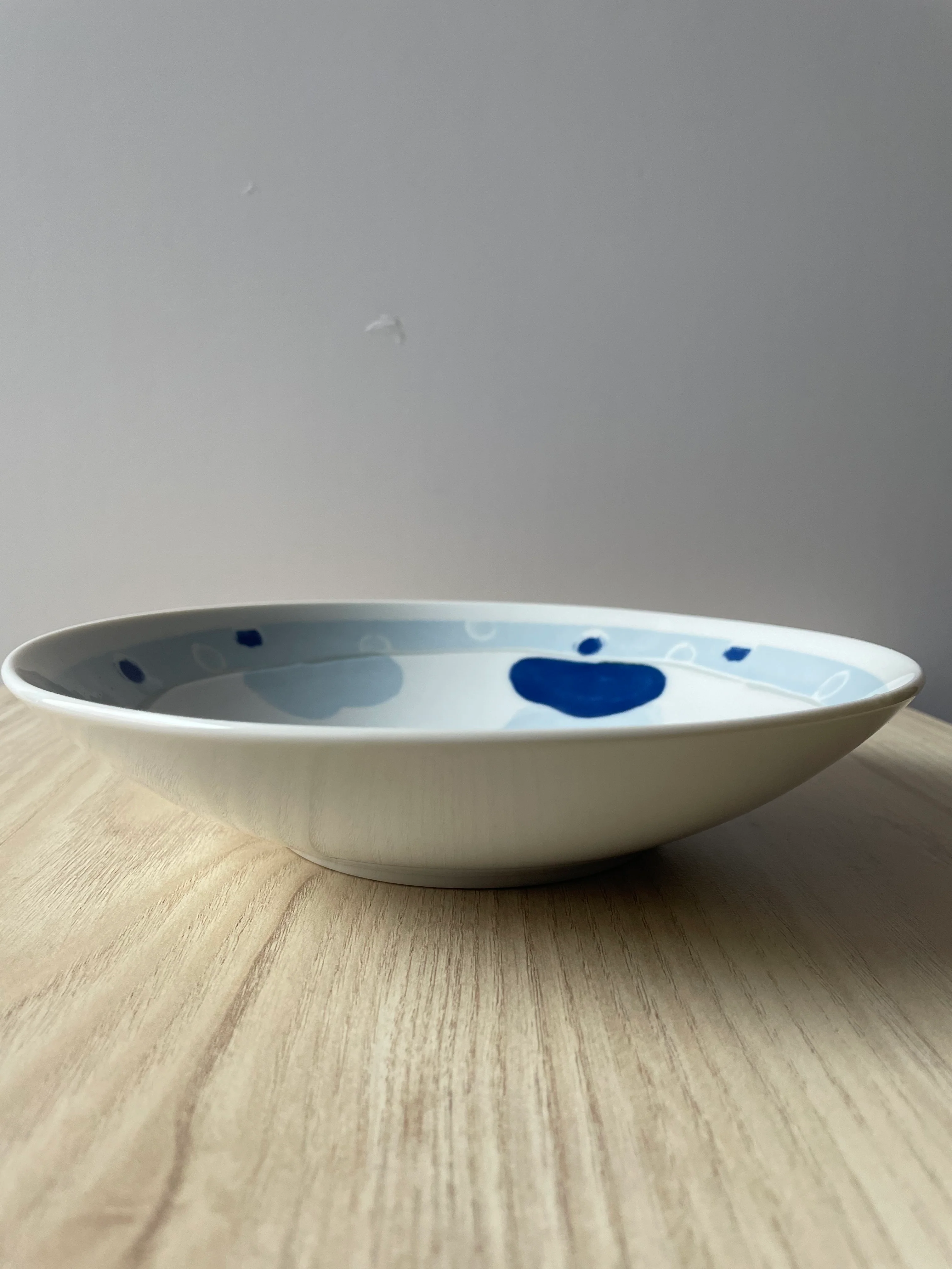 Sleeping Cat Curry Plate - Blue - Image 3